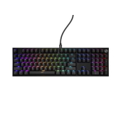 Клавиатура Genesis Mechanical Gaming Keyboard Thor 404 Black RGB Backlight Outemu Peach Silent, US Layout