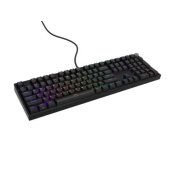 Клавиатура Genesis Mechanical Gaming Keyboard Thor 404 Black RGB Backlight Outemu Peach Silent, US Layout