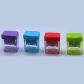 Острилка NL-379 Пластмасова с резервоар, двойна, Различни цветове