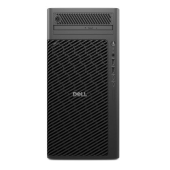 Работна станция Dell Pro Max Tower T2 FCT2250, Intel Core Ultra 7 265K (30 MB cache, 20 cores,  3.3 GHz to 5.5GHz), 32GB: 2 x 16 GB, DDR5, 5600 MT/s, 1TB SSD PCIe M.2, Integrated Graphics, Bulgarian Keyboard&Mouse, 1500W, Win 11Pro, 3Y PS