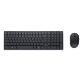 Комплект Dell Pro Compact Silent Keyboard and Mouse - KM555 - US International (QWERTY)