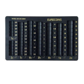 Монетник за EU монети Черен