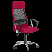 Президентски офис стол Carmen 6183 - бургунди