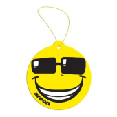 Ароматизатор за кола Ареон Smile Черен Кристал, хартиен