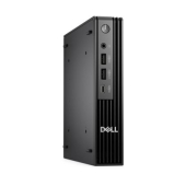 Настолен компютър Dell Pro Micro Plus QBM1250, Intel Core Ultra 5 235 (13 TOPS NPU, 14 cores, up to 5.0GHz), 16 GB: 1 x 16 GB, DDR5, up to 5600 MT/s, 512GB SSD TLC, Integrated Graphics, Wi-Fi 6E, Bulgarian Keyboard&Mouse, 180W, Ubuntu, 3Y PS