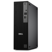 Настолен компютър Dell Pro Slim QCS1255, AMD Ryzen 7 8700G (16 TOPS NPU, 8 cores, up to 5.1GHz), 16 GB: 2 x 8 GB, DDR5, up to 4800 MT/s, 512GB SSD, Integrated Graphics, Wi-Fi 6, Bulgarian Keyboard&Mouse, 180W, Ubuntu, 3Y PS