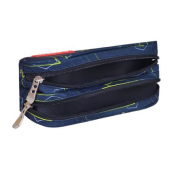 Несесер Lared Denim Urban Без пълнеж, двоен с два ципа 20.5x7x9 cm