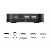 Аудио система Hisense HT Saturn, 4.1.2Ch Sound Bar with Wireless Subwoofer, 720W, Dolby Atmos, Tuned by Devialet , DTS:X,Quad Satellite Speakers , Black