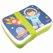 Еко кутия за храна от бамбук детска Астронавт