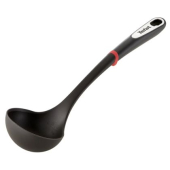 Черпак Tefal K2060114, Ingenio, Ladle, Kitchen tool, Termoplastic, 40.4x10x3.4cm, Up to 220°C, Dishwasher safe, black