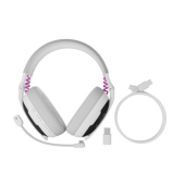 Слушалки Fury Gaming Headset, Fukiya F6, Wireless With Microphone, White