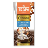 Шоколад Trapa, без захар, ЛЕШНИК, млечен, 100 гр.