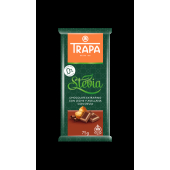 Шоколад, млечен с лешник и стевия, Trapa, 75гр