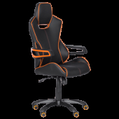 Геймърски стол Carmen 7513 - черно-оранжев