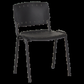 Посетителски стол Prizma - черен