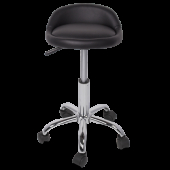 Табуретка с колелца Carmen 3067 - черен