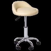 Табуретка с колелца Carmen 3067 - крем