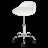 Табуретка с колелца Carmen 3067 - бял