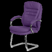 Посетителски стол Carmen 6154 - лилав