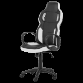 Геймърски стол Carmen 7510 - черно-бял