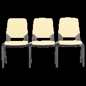 Посетителски стол LIMBER - светло жълт