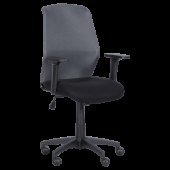 Работен офис стол Carmen 7047 - сив - черен