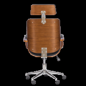 Президентски офис стол Carmen 6401 - орех - черно