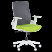 Работен офис стол Carmen 7547 - зелен-сив