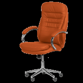 Президентски офис стол Carmen 6113-1 - оранжев