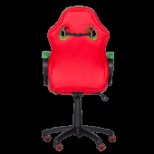 Геймърски стол с футболни мотиви Carmen 6304 - червено-зелен