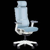 Ергономичен стол Carmen 7574 - светлосин