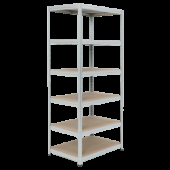 Метален стелаж STAR 213x90x60 см, до 250 кг на рафт - цинк