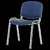 Посетителски стол Carmen 1135-1 LUX - тъмносин SC