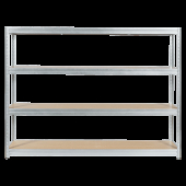 Метален стелаж MEGA 177x240x45 см, до 450 кг на рафт - цинк