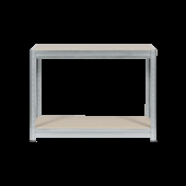 Метален стелаж MEGA 87x160x60 см, до 600 кг на рафт - цинк