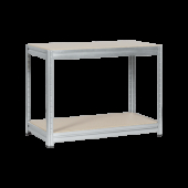 Метален стелаж MEGA 87x120x60 см, до 600 кг на рафт - цинк