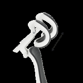 Ергономичен стол VAUD W - черен