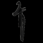 Посетителски стол Carmen 1708 - черен