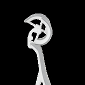 Ергономичен стол Carmen 7901 W - сив