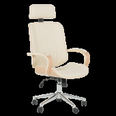 Президентски офис стол Carmen 6404 - бук-крем