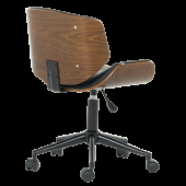 Президентски офис стол Carmen 6409 - орех-черен