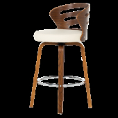 Бар стол Carmen 4041 - орех - крем