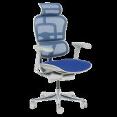 Ергономичен стол ERGOHUMAN ELITE 2 - сива рамка - син