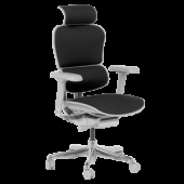 Ергономичен стол ERGOHUMAN ELITE 2 - сива рамка - черен