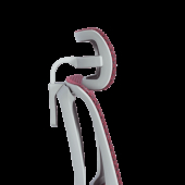 Ергономичен стол ERGOHUMAN IOO ELITE 2 - сива рамка - червен