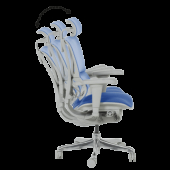 Ергономичен стол ERGOHUMAN IOO ULTRA - сива рамка - син