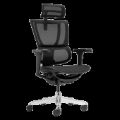 Ергономичен стол ERGOHUMAN IOO ULTRA - черна рамка - черен