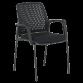 Посетителски стол Carmen 1138 - черен