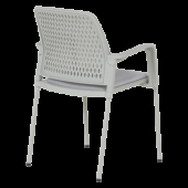 Посетителски стол Carmen 1138 G - светлосив