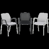 Посетителски стол Carmen 1138 CH - светлосив